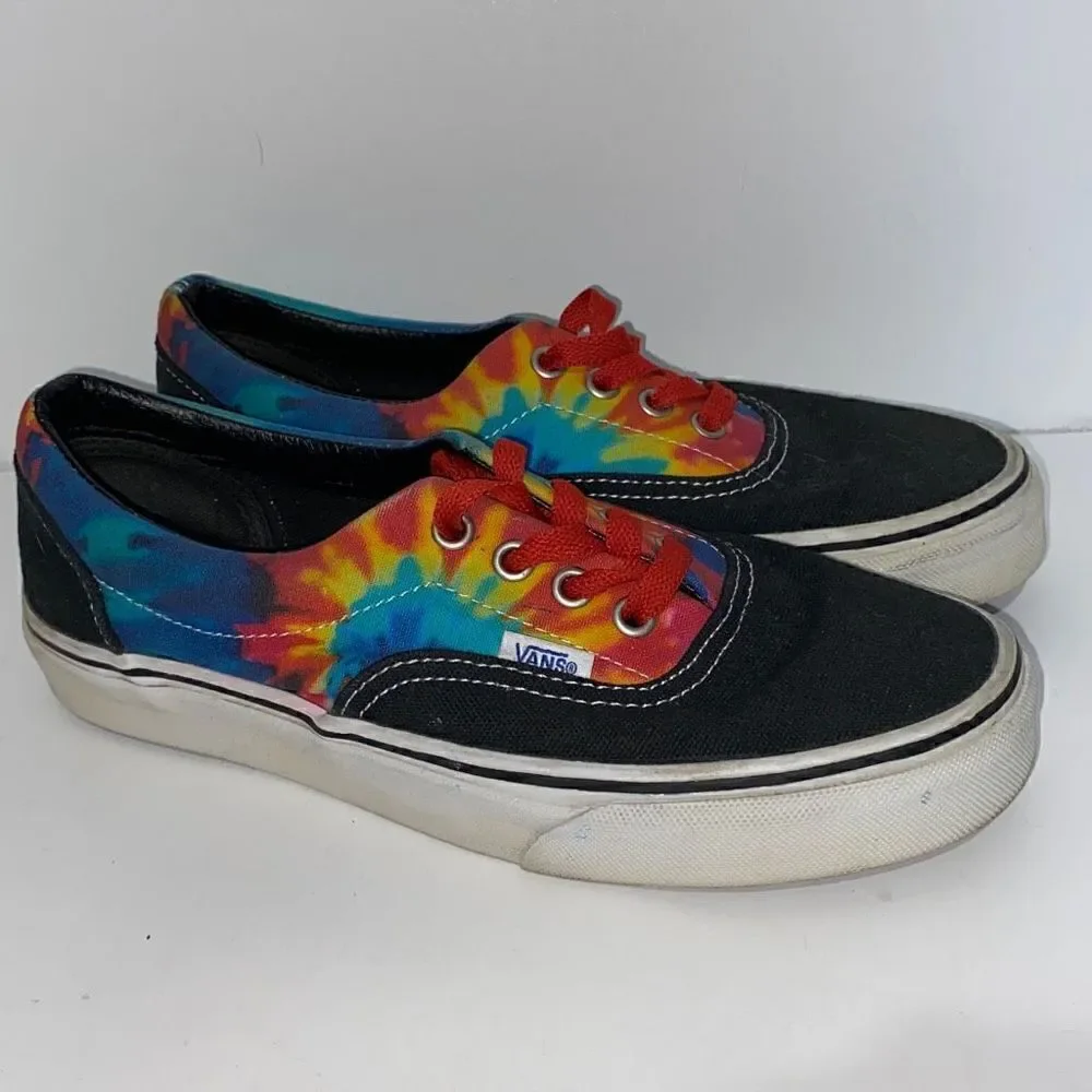 Vans Unisex Era Low Top Tie-Dye Lace-up Sneakers Multicolor Size 5.5 M 7.0 Women